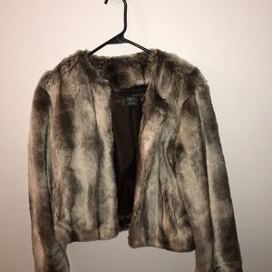 No Riki Faux Fur Short Coat